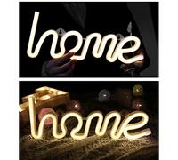 mingzhe LED Néon 12 Formes Lune Maison Arbre de Noël Coeur Lèvre Arc-en-Cupidon Elk Chauve-Souris Joli Chat Jingle Bell avec USB À Piles Flexible PVC pour Mur de Chambre (Autres 8)