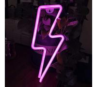 mingzhe LED Néon 12 Formes Lune Maison Arbre de Noël Coeur Lèvre Arc-en-Cupidon Elk Chauve-Souris Joli Chat Jingle Bell avec USB À Piles Flexible PVC pour Mur de Chambre (5 Autres)
