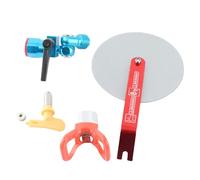 Mingzhe Outil Accessoire de Guide de Pulvérisation Déflecteur Anti-éclaboussures 7/8 Pouces pour Pulvérisateur Peinture, Acier Haute qualité, Idéal pour L'application Coupe et Bords (Outil