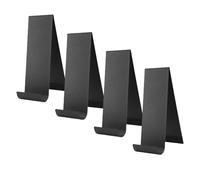 mingzhe Paquet de 4 Supports de Brochures Verticaux Présentoir en Acier au Carbone en Métal pour Brochures Standard 8,5 X 11 Pouces pour Les Magasins, Les Salons Professionnels et