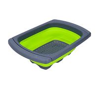 mingzhe Passoire de Vidange Pliable en Silicone, Panier Pliable pour Fruits et Légumes avec Poignée Antidérapante pour Petite Cuisine, Camping-Car, Camping-Car
