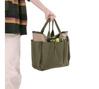 mingzhe Sac de Rangement pour Outils de Jardin en Tissu Oxford, avec Poignée et Petite Pochette pour Graines, Flacon Pulvérisateur
