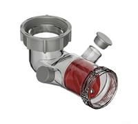 Minhe Clapet anti-retour d'évier avec vanne à porte latérale, clapet anti-odeur et anti-obstruction pour cuisine et salle de bain, installation sans outils sur lavabos et baignoires standard