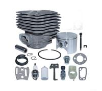 Minhe Cylindre d'alésage 54 mm pour kit de piston pour tronçonneuse Hua 288 288XP 281 181 Kit complet de révision en acier haute performance 503506301