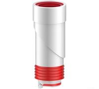 Minhe Dispositif de joint de tuyau d'évacuation mural à angle de 45 degrés avec fermeture automatique magnétique, joint en silicone multicouche pour anti-odeur et anti-ovulture
