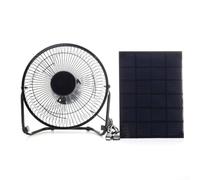 Minhe Énergie solaire pour ventilateur d'échappement, ventilateur solaire 5 W avec fonction d'extraction d'air, profitez de l'air frais n'importe où