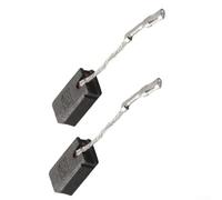 Minhe Ensemble de balais de charbon 1607000V37 pour meuleuse d'angle Bosch GWS 12-125 E64, pour modèles AG50-11VSPD et AG40-85P, 6 x 10 x 16 mm brosses de rechange avec fil et ressorts