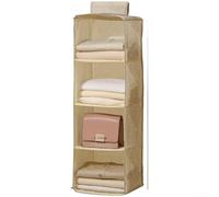 Minhe Organisateur de penderie pliable à suspendre 27 x 27 x 60 cm | Design à trois niveaux, matériau respirant qui empêche les t-shirts et accessoires, circulation de l'air facile