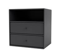 Mini 1006 Bibliothèque avec 2 Tiroirs Anthracite