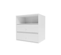 Mini 1006 Bibliothèque avec 2 Tiroirs Nouveau Blanc