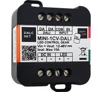 MINI-1CV-DALI - VARIATEUR LED, PWM, 12 V - 48 V, 10 A CV, DALI-2/PUSH