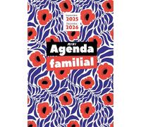 Mini agenda familial 2025-2026: Septembre 2025 - Décembre 2026