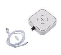 Mini agitateur magnétique 200-2000 tr/min pour démarreur de levure - Plaque d'agitation portable USB-C - Capacité de 1,5 l - Blanc - 10 x 10 cm