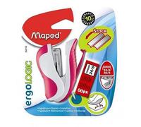Maped Agrafeuse Ergologic Mini - Pour agrafes 24/6 & 26/6 - Coloris aléatoire - 16 unités