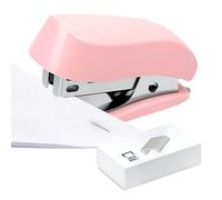 Mini agrafeuse outil portable pour reliure de brochures et | Agrafeuse de bureau avec pince à agrafes intégrée, école ureau, maison, voyage