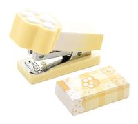 Mini agrafeuse | Petite agrafeuse mignonne | Agrafeuse de bureau | Agrafeuse de poche | Agrafeuse mignonne griffe de chat | Pour , étudiants, salle de ole, voyage, 2 à 15 feuilles G