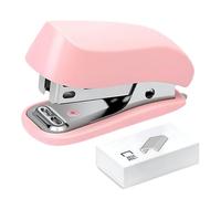 Mini agrafeuse portable avec 12 feuilles | Mini agrafeuse de bureau mignonne avec agrafes pour enseignant à domicile, bureau, école, voyage, studio en plein air