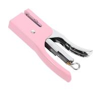 Mini Agrafeuse Portable Rose en Métal, Manuelle pour Documents et Menus | Design Ergonomique, Solide et Polyvalent, Usage Maison ou Bureau, Style Charmant et Vibrant