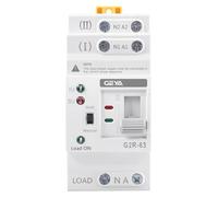 Mini ATS à double alimentation, commutateur automatique/manuel avec protection contre les surtensions