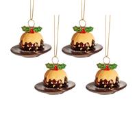 Mini au pudding de Noël boule de Noël (lot de 4)