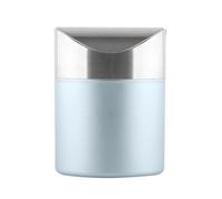 Mini Bac À Poussière En Acier Inoxydable, Avec Couvercle Pivotant Amovible, Capacité De 1.5 L, Pour Table