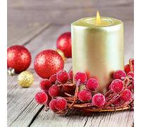 Mini baies artificielles de Noël 40 pièces