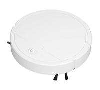Mini Balayeuse Aspirateur 3 en 1 à Batterie Haute capacité pour Le Nettoyage de la Maison à Faible Bruit, Adaptée à Une Superficie de 150 m² (White)