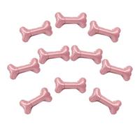 Mini ballons roses en forme d'os de chien pour décorations de fête d'anniversaire, décoration de fête prénatale, décorations sur le thème des chiens, fournitures de premier anniversaire