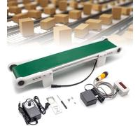 Mini bande transporteuse de bureau avec comptage automatique, vitesse réglable, transport de cargaison électrique pour laboratoire, production, 70 cm
