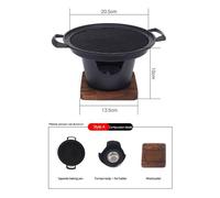Mini Barbecue Japonais, Réchaud À Alcool, Grill Sans Fumée, Four D'Extérieur, Plaque De Rôtissage, Outils Pour La Viande, 1 Pièce