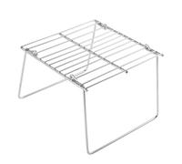 Mini Barbecue Pliable en Acier Inoxydable pour Camping et Sorties | Argenté, Montage Simple et Format Compact, Grosse Capacité, Usage Extérieur, pour Parc et Activités