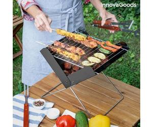 Mini-barbecue Pliable Portable pour Charbon Foldecue InnovaGoods
