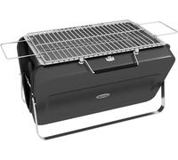Mini barbecue š€ charbon BBQ portable avec coque de valise barbecue de table pliable pour jardin, camping, pique-nique noir