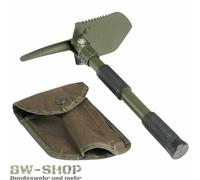 MINI BÊCHE PLIANTE AVEC HACHETTE + SCIE & SAC OLIVE NEUF BW BÊCHE OUTDOOR FEL...