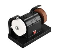 Mini Bench Grinder, Electric Double Wheel Sharpener with Variable Speed for Polishing and Rust Removal EU Plug