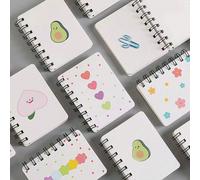 Mini bloc-notes à spirale, joli cahier vierge, convient pour les cadeaux de fête ou les prix, saison de la rentrée scolaire (style aléatoire) fournitures scolaires 10 pièces (style aléatoire),10 pièce
