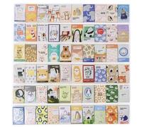Mini Bloc-Notes De Poche, 122 Feuilles, Papier Kraft Non Règle, Facile À Déchirer