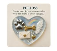 Mini bloc-notes mémoire, carte d'hommage de poche, 6,5 x 6,56 cm, cartes souvenirs avec inscription, notes souvenirs en bois gravé, note de souvenir avec style cœur, cadeau confortable pour les