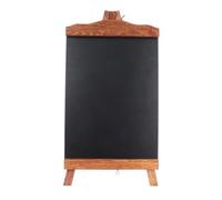 Mini Bois Amovible Tableau Support Noir pour Bureau | Ardoise Chevalet de Table, Usage Noël et Porte-nom, Format Compact, Décoration de Comptoir