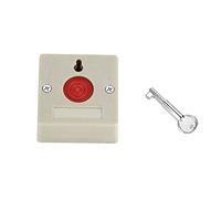 Mini bouton panique DC 24V filaire sécurité sécurité en plastique bureau familial Mini alarme d'urgence bouton poussoir de panique