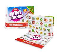 Mini Brands Calendrier de l'Avent en édition limitée Retro Grocery, Foodie, and Toy Calendrier de l'Avent de 24 Jours, Miniatures de Vraies Marques à Collectionner