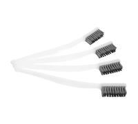 Mini Brosse Métallique à Trois Rangées 4 Pièces, Acier, Nettoyage
