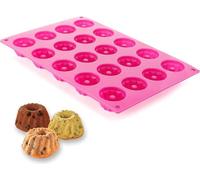 Mini Bundt cake en silicone forme Bundt Gâteau de moule de gâteau de Petits Traditionnel Paris Savarin style des années 20 avec