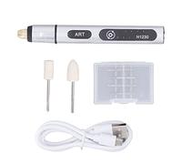 Mini câble - Outil de rotation 3 vitesses rechargeable pour sculpter / tailler des ongles pour bois / métal souple / plastique / pierre