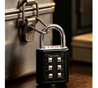 Mini cadenas à combinaison, cadenas à combinaison portable à 3 chiffres réinitialisable, cadenas antivol en alliage de zinc pour école, gymnase, salle de classe, jeux, voyage, sac à dos, bagage, valis