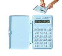 Mini Calculatrice - Pro | Calculatrice Numérique De Poche avec Couvercle | 3.94x2.36 Pouces pour Étudiants Comptables Caissiers Examens Scolaires Bureau Et Voyage Haute Performance | 2026 Pro