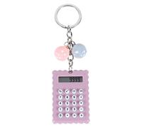 Mini calculatrice professionnelle portable, durable, violette, écologique, compacte, affichage à huit chiffres