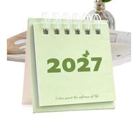 Mini Calendrier de Bureau 2027 Planificateur Familial Mensuel 12 Mois De | Calendrier de Bureau Pour Les Voyages Et Le Travail En Appartement En Dortoir À L'Hôtel Salle De Class