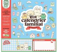Mini calendrier familial mensuel 2026-2027 - Collectif - Marabout - broché - Calendrier