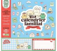Mini calendrier familial mensuel cosy 2026-2027 - Collectif - Marabout - broché - Calendrier